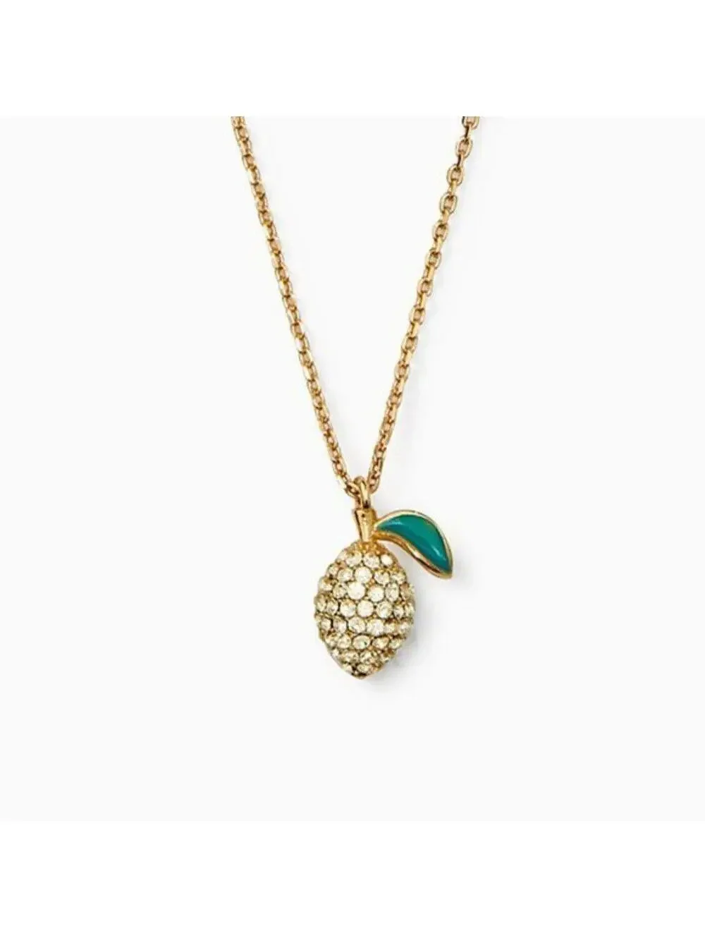 Kate Spade Picnic Perfect Lemon Mini Pendant Necklace